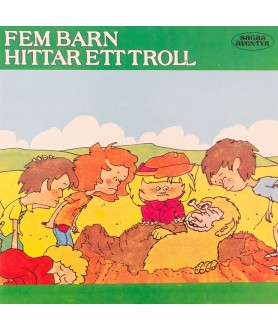 Fem barn hittar ett troll